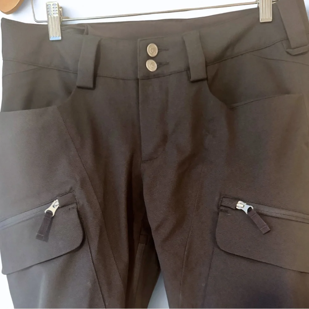 Burton DRYRIDE Women’s Grey Snow Pants Medium | Waterproof Ski Snowboard Cargo - Picture 4 of 6